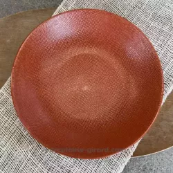 ASSIETTE A SALADE MADO DIAMETRE 25CM COULEUR TERRACOTTA EN GRES//