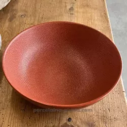 SALADIER MADO ROND DIAMETRE 24CM COULEUR TERRACOTTA EN GRES//