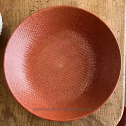 ASSIETTE A SALADE MADO DIAMETRE 25CM COULEUR TERRACOTTA EN GRES//