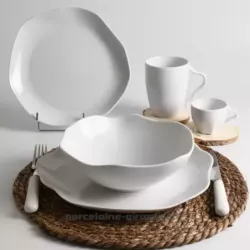 ASSIETTE PLATE 28 CM NUAGE